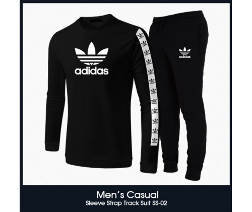 Mens Casual Sleeve Strap Track Suit SS-02